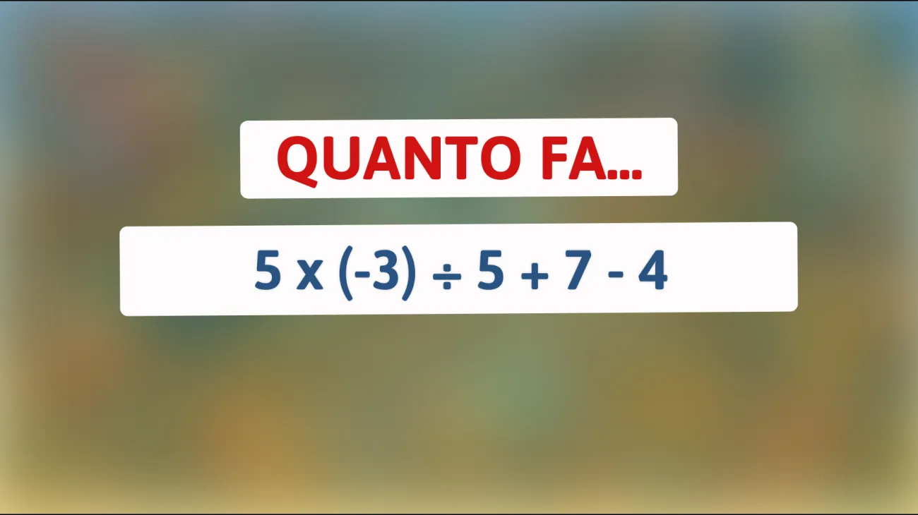 Svelato il rompicapo matematico che solo le menti più geniali riescono a risolvere! Sei abbastanza intelligente da farcela?"