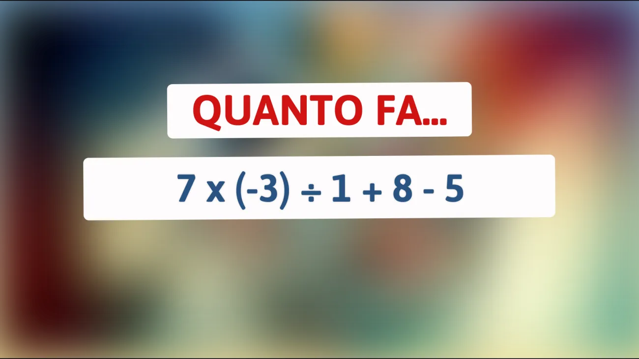 \"Sei abbastanza intelligente da risolvere questo indovinello matematico che solo i geni possono capire?\""