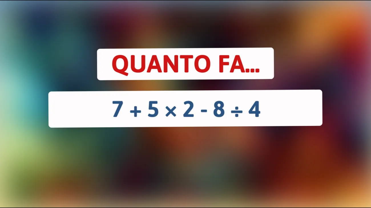 \"Svela il Mistero Matematico: Sei Abbastanza Geniale per Risolvere Questo Enigma?\""